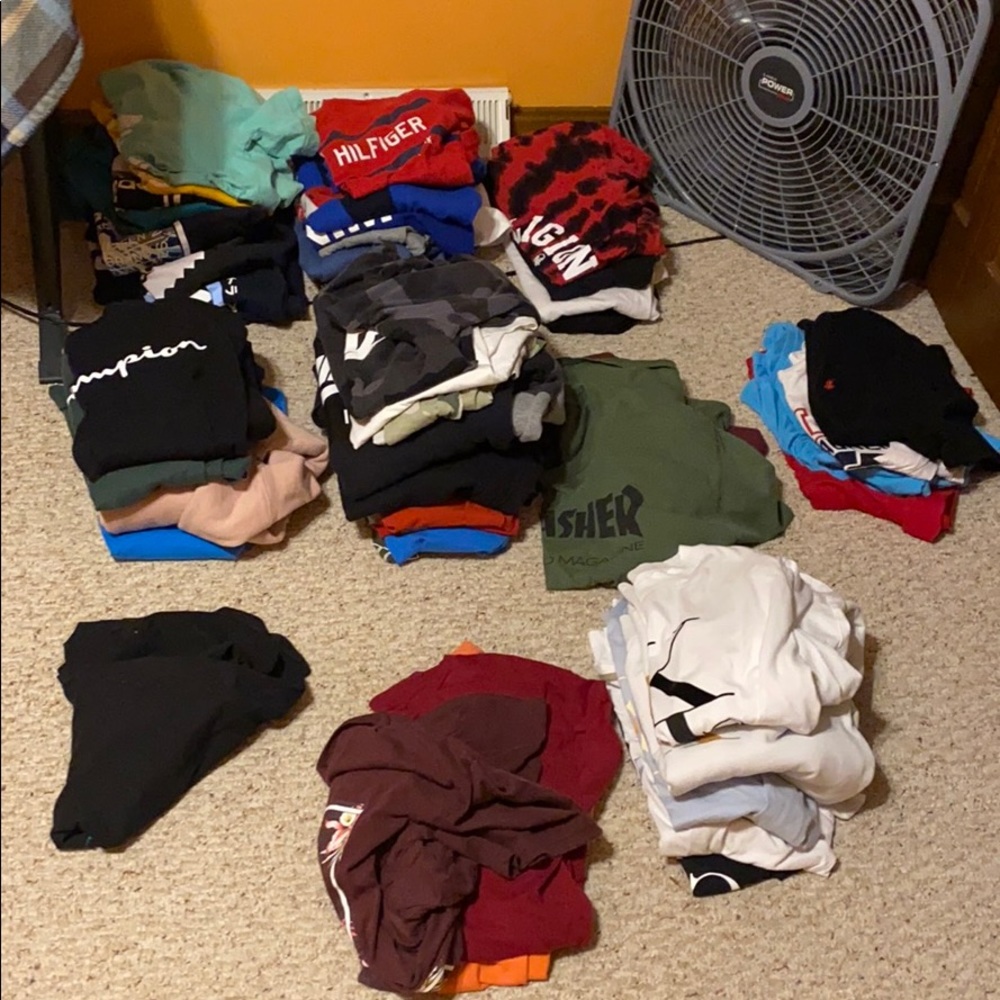 T-Shirts, Long Sleeve, Hoodies+Jackets